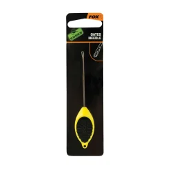 Fox Edges Micro Gated Needle yellow Spleis- und Ködernadel