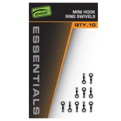 Fox Edges Mini Hook Ring Swivels x 10  Karpfenzubehör