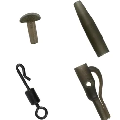 Fox Edges Naturals Power Grip Lead clip kit x 5 Karpfen-Zubehör
