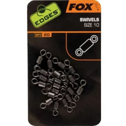 Fox Edges Swivels Standard Size 10 Karpfenangeln Zubehör