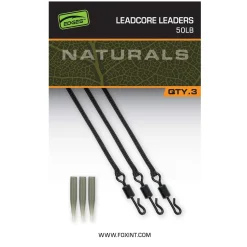 Fox Naturals Leadcore Leaders x 3 Karpfen-Zubehör