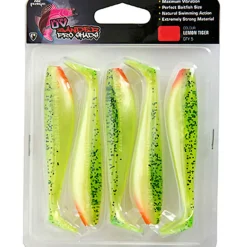 Fox Rage Zander Pro Ultra UV 7.5cm/3" Lemontiger x 5pc Gummifisch
