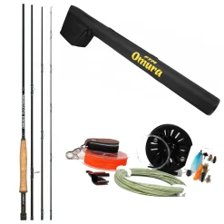 FTM Omura Fly-Fishing Set #5 9,05 ft (2,75 m) Fliegenfischer Komplettset