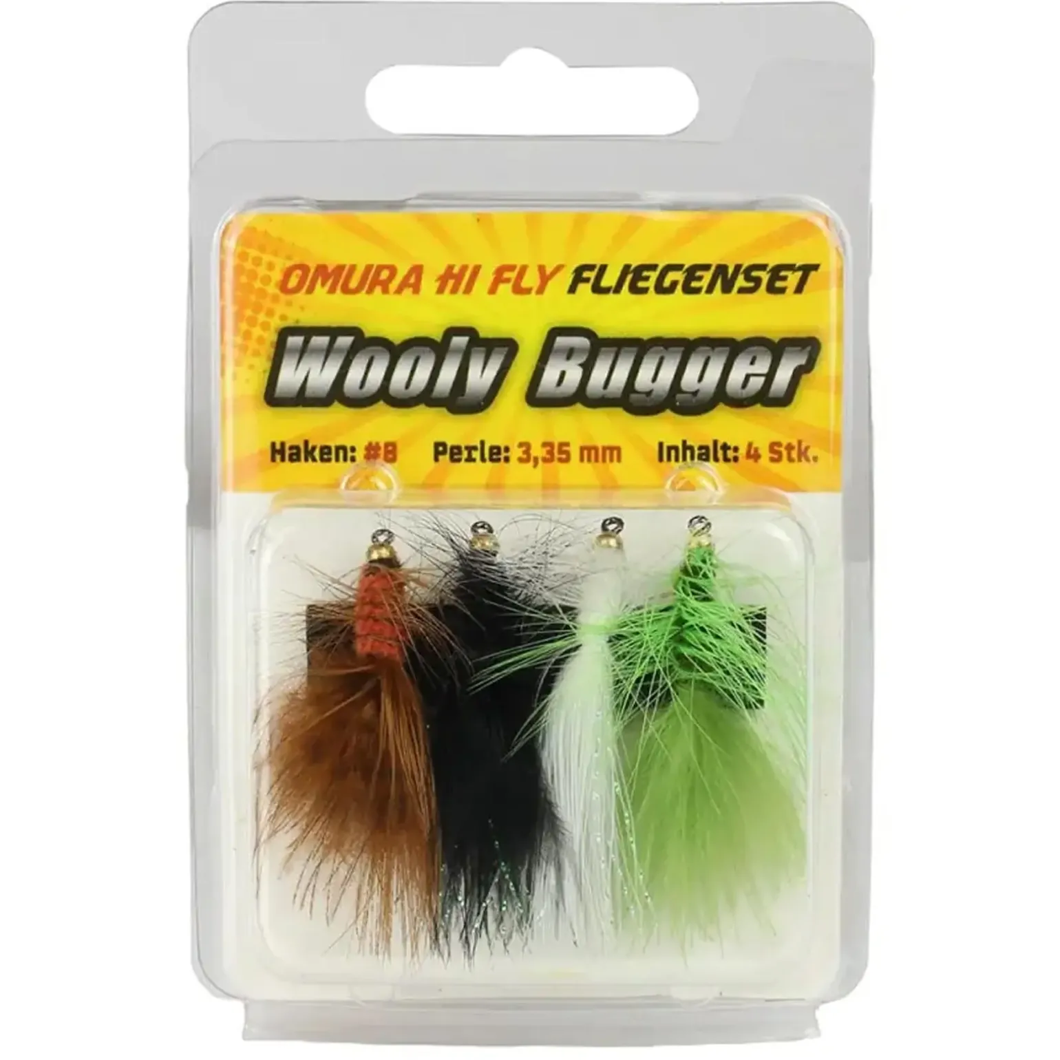 FTM Omura Hi-Fly Wooly Bugger #8 Fliegenset