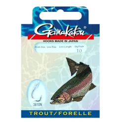 Gamakatsu Forelle 3610N Gr.12 Vorfachhaken
