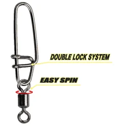 Gamakatsu Hyper Strong Snap with Swivel Gr.005