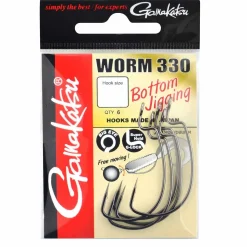 Gamakatsu Worm 330 Bottom Jigging Gr.1 Offsethaken