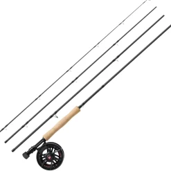 Greys Gcbofin908 Gry Fin 9Ft #8 8Line 4Pc Fliegenruten-Kombo