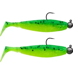 Gunki G'Bump 105 Ready To Catch Lime Chart Pep Gummifisch