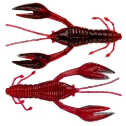 Gunki Hourra Craw Up 75 Dark Red Gummikrebs