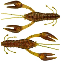 Gunki Hourra Craw Up 75 Pumpkin Green Flk Gummikrebs