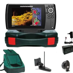 Humminbird Helix 7 Chirp GPS Mega DI G4 Down Imaging GPS Kartenplotter Echolot Portabel Basic Plus - Komplett mit Geber