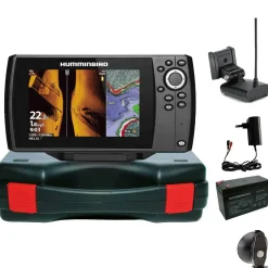 Humminbird Helix 7 Chirp GPS Mega SI G4 Side Imaging GPS Kartenplotter Echolot Portabel Basic - Komplett mit Geber