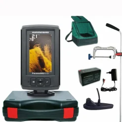 Humminbird PiranhaMax 4 DI Down Imaging Echolot Portabel Profi Edition Plus – Komplettsystem