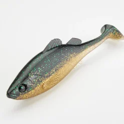 Jackson Green Pure Perch Shad 10,0cm Midnight Black Gummifisch