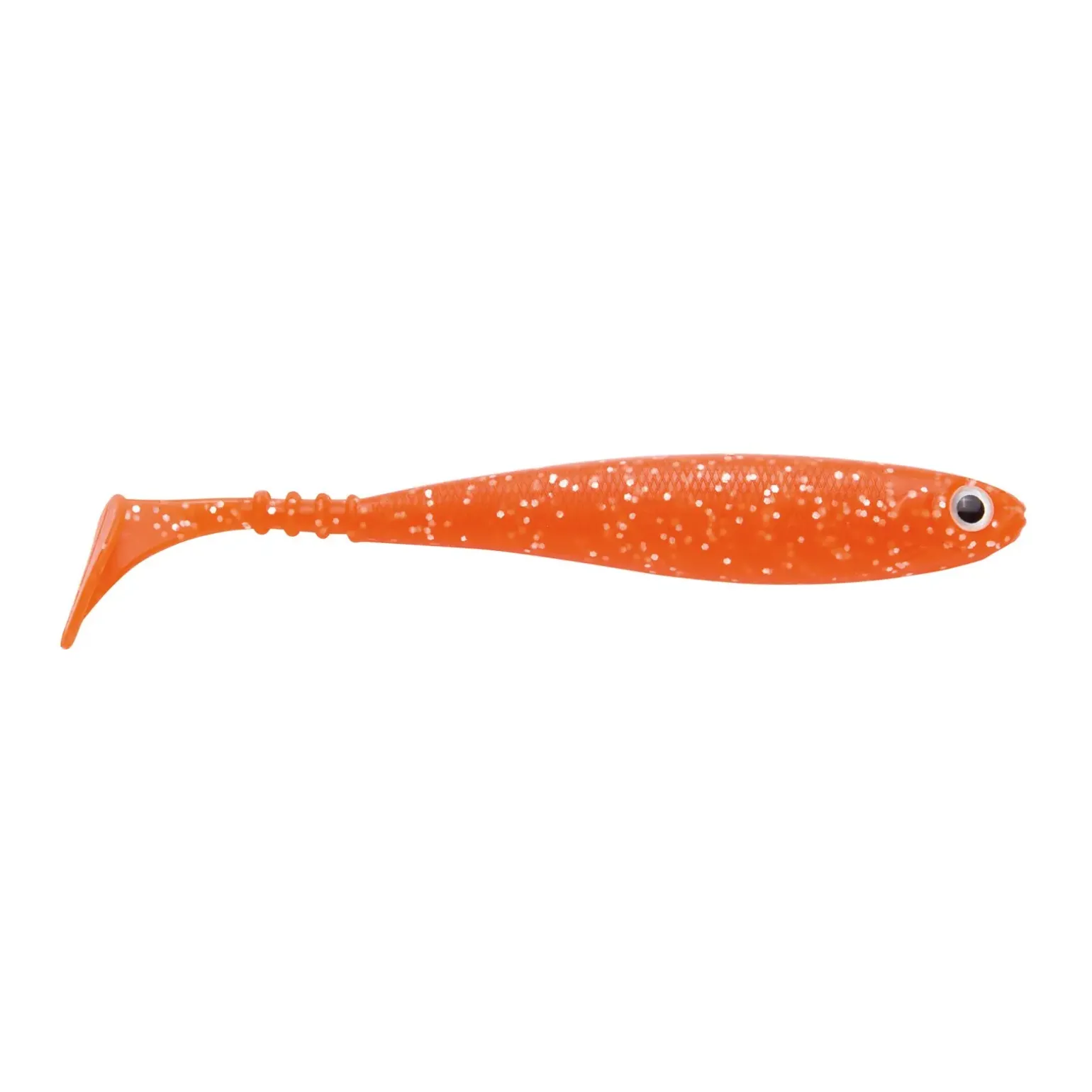 Jackson Zanderbait 14cm Orange Glitter Zanderangeln Gummifisch