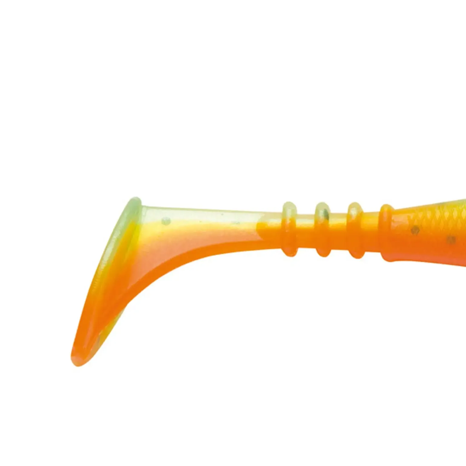 Jackson Zanderbait 14cm Orange Glitter Zanderangeln Gummifisch