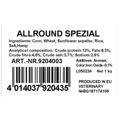 Jenzi Classic Futter Allround Spezial 1kg