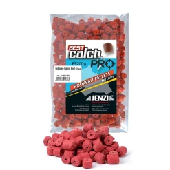 Jenzi Hookbait Pellets mit Loch - Feederköder 8mm Erdbeere&Robin Red 200g