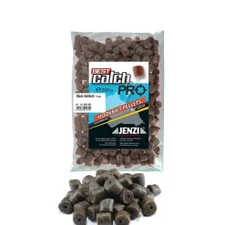 Jenzi Hookbait Pellets mit Loch - Feederköder Black-Halibutt 200g