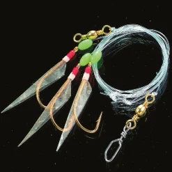 Jenzi Norwegen Paternoster Fischhaut 5/0 Rig Beifänger