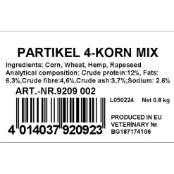 Jenzi Ready-to-Fish Partikel 4-Korn-Mix 800g