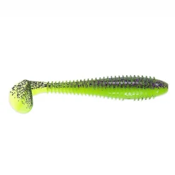Keitech - BA Edition - FAT Swing Impact 12,0cm Purple Chartreuse 5Stk. Gummifisch