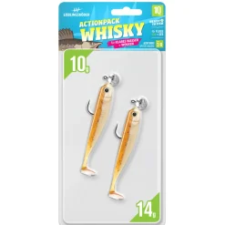 Lieblingsköder 10cm Actionpack Whisky Gummifisch montiert Set
