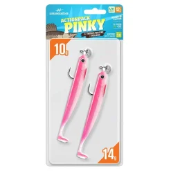 Lieblingsköder 12,5cm Actionpack Pinky Gummifisch montiert Set
