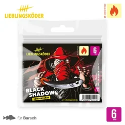 Lieblingsköder 6,0cm Black Shadow Gummifisch