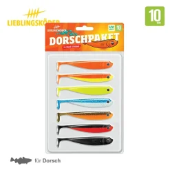 Lieblingsköder 10cm Dorsch-Paket Gummifisch