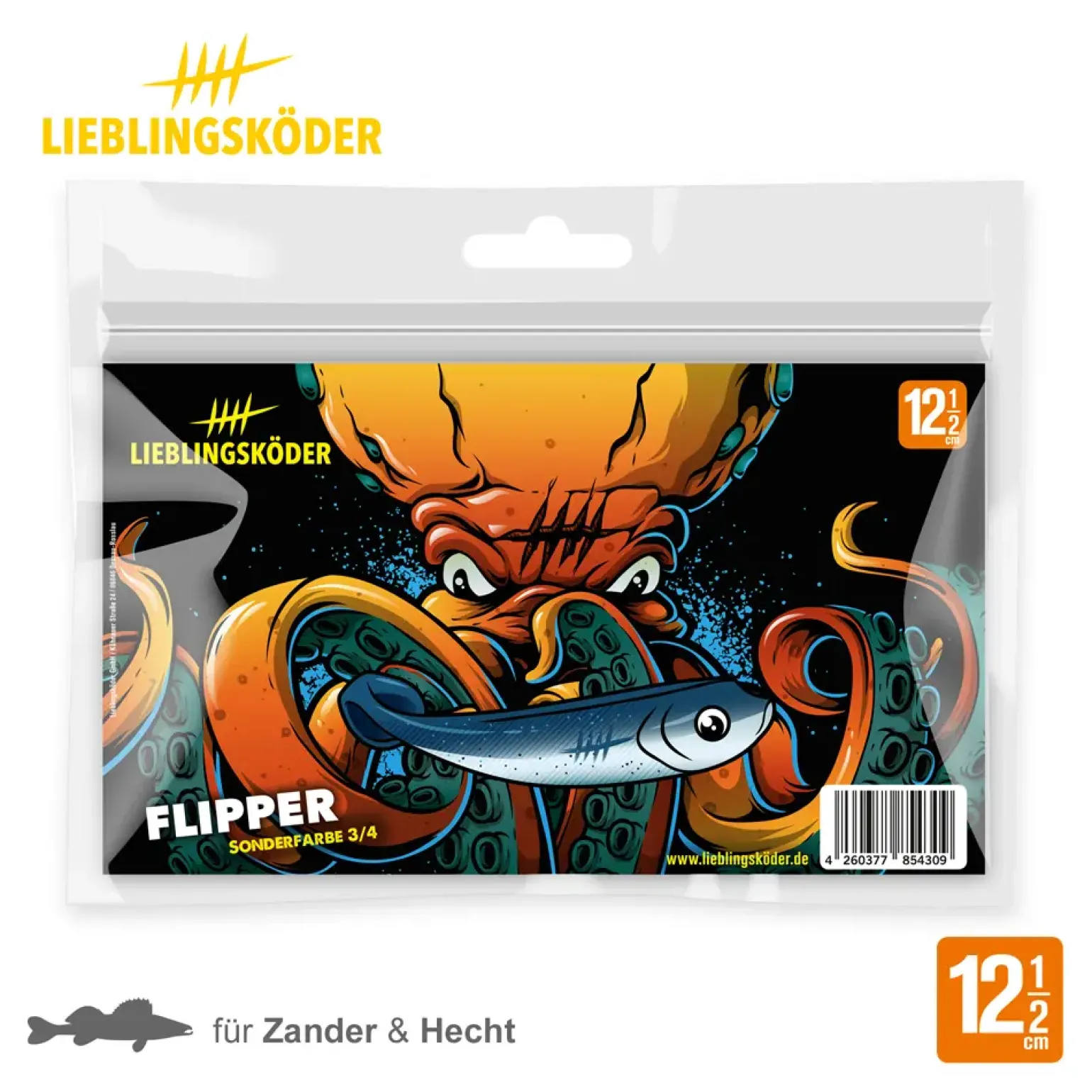 Lieblingsköder 12,5cm Flipper Gummifisch