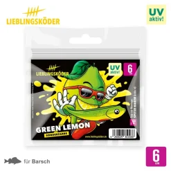 Lieblingsköder 6,0cm Green Lemon Gummifisch