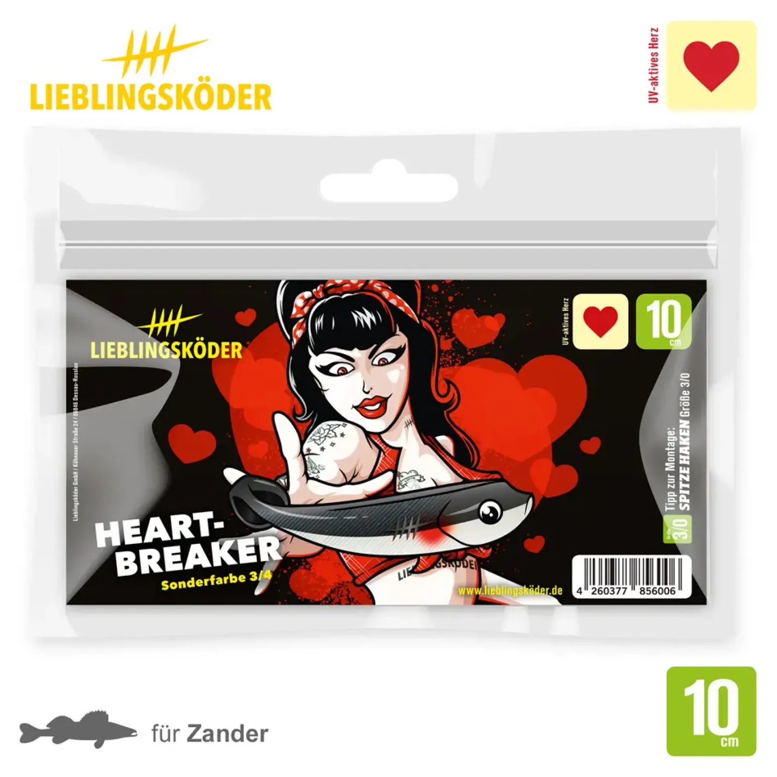 Lieblingsköder 10cm Heartbreaker Gummifisch