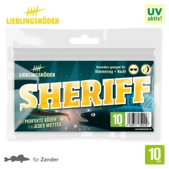 Lieblingsköder 10cm Sheriff Gummifisch