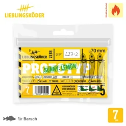 Lieblingsköder 7,0cm Sunny Lemon Gummifisch