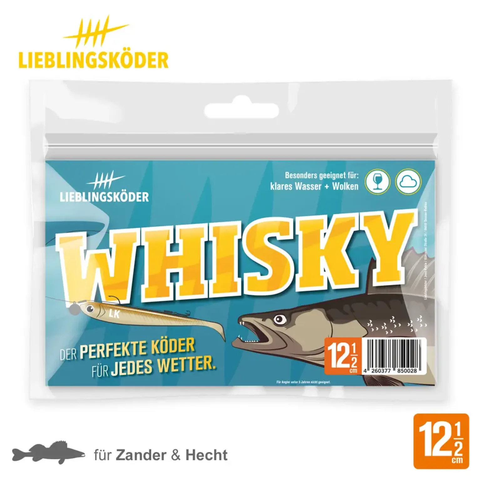 Lieblingsköder 12,5cm Whisky Gummifisch