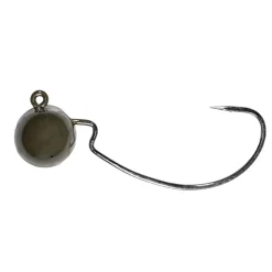 LMAB Tungsten Offset Jig 2/0 Green Pumpkin 10,6g Jighaken