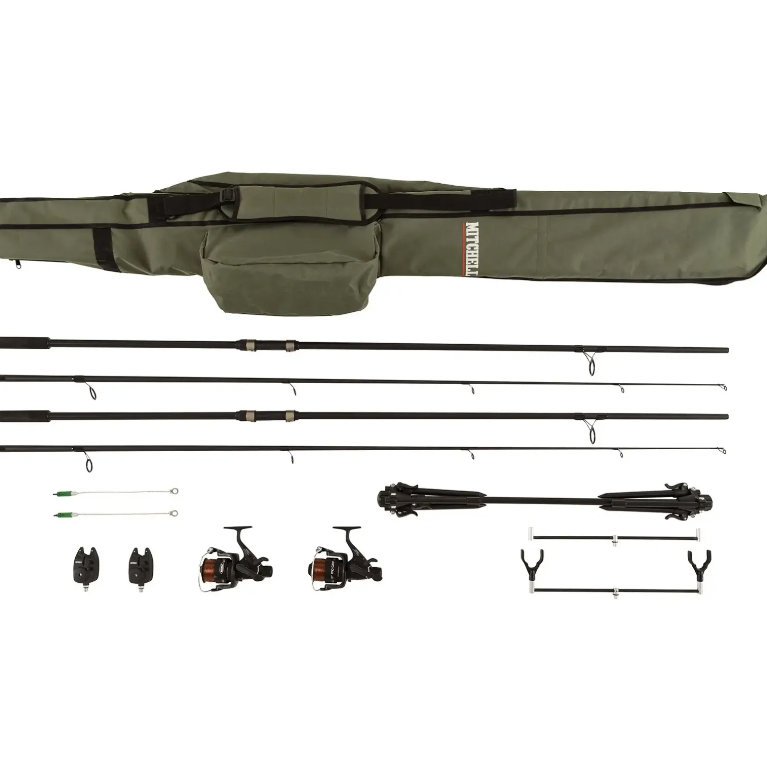Mitchell GT Pro Carp Set 3,30m 2,5lbs Set 8-teilig Karpfen Combo