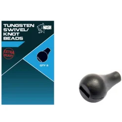 Nash Cling On Tungsten Swivel/Knot Bead Large Karpfenangeln Zubehör