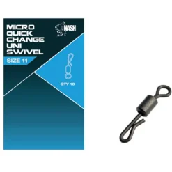 Nash Quick Change Uni Swivel Wirbel Karpfenangeln Zubehör
