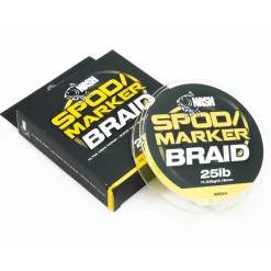 Nash Spod&Marker Braid 0,18mm 25lb Hi-Viz Yellow Geflochtene Angelschnur