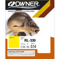 Owner Karpfen schwarz gebundene Haken Gr.4