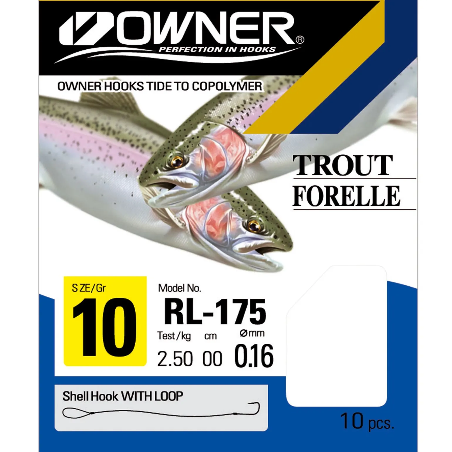 Owner RL175 Forelle 2.00m Gr.8