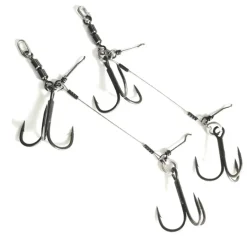 Pikecraft Double Swivel Stinger Rig XL BKK 2/0 2pcs