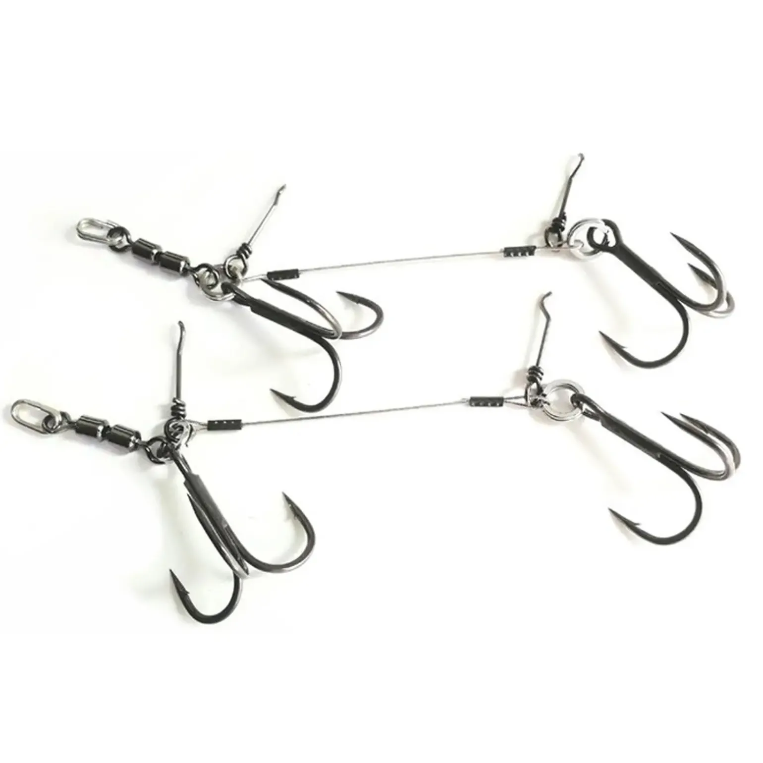 Pikecraft Swivel Stinger Rig L BKK 1/0 16-20cm 2pcs