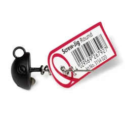 Quantum Q-Screw-Jigs Rundkopf 25g matt schwarz Schraub-Jigkopf