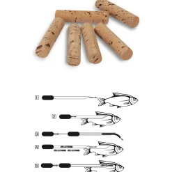 Rhino Black Cat 5cm Kork-Sticks 11mm