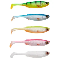 Savage Gear Craft Shad 7,2cm Dark Water Mix 5Stück Gummifisch Set