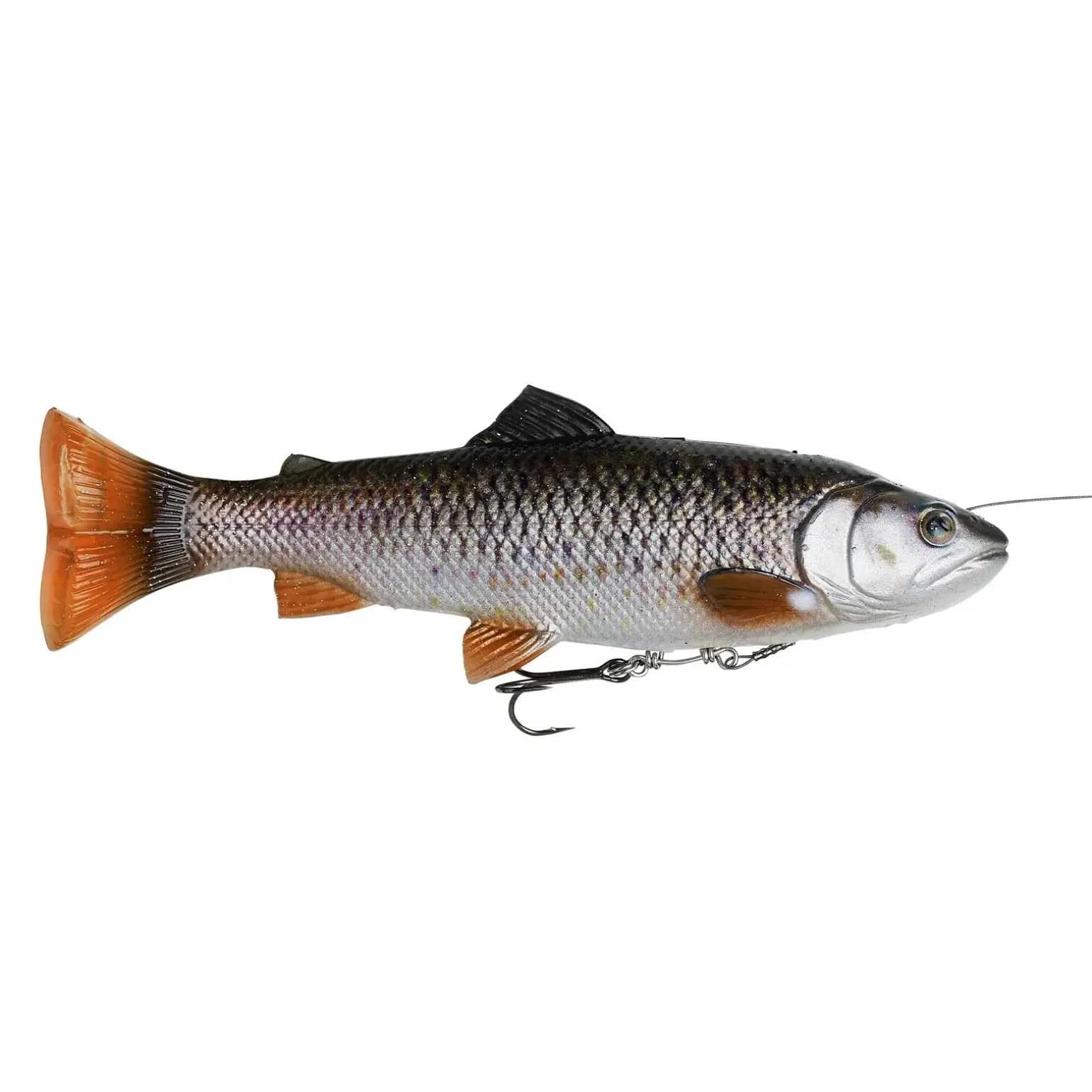 Savage Gear 4D Line Thru Pulsetail Trout 200 20cm 102g Slow Sink Chub Swimbait Gummifisch
